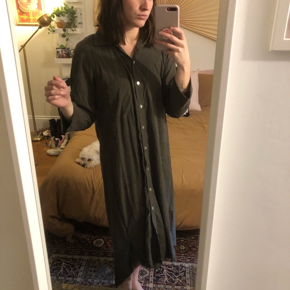 Zara shirt dress